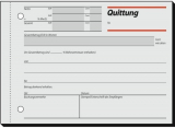 Formularblock Quittung A6 quer 100 Bl. sigel Recyc. Sicherheitsdruck Blaupapier