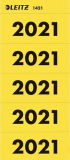 Inhaltsschildchen Jahreszahlen 2021 selbstklebend Leitz gelb 14210015