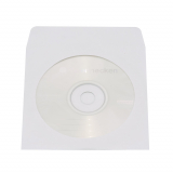 CD-Hüllen aus Papier mit Fenster, Soennecken, weiß, 124x124mm